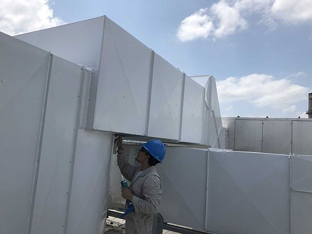 industrial insulation installation